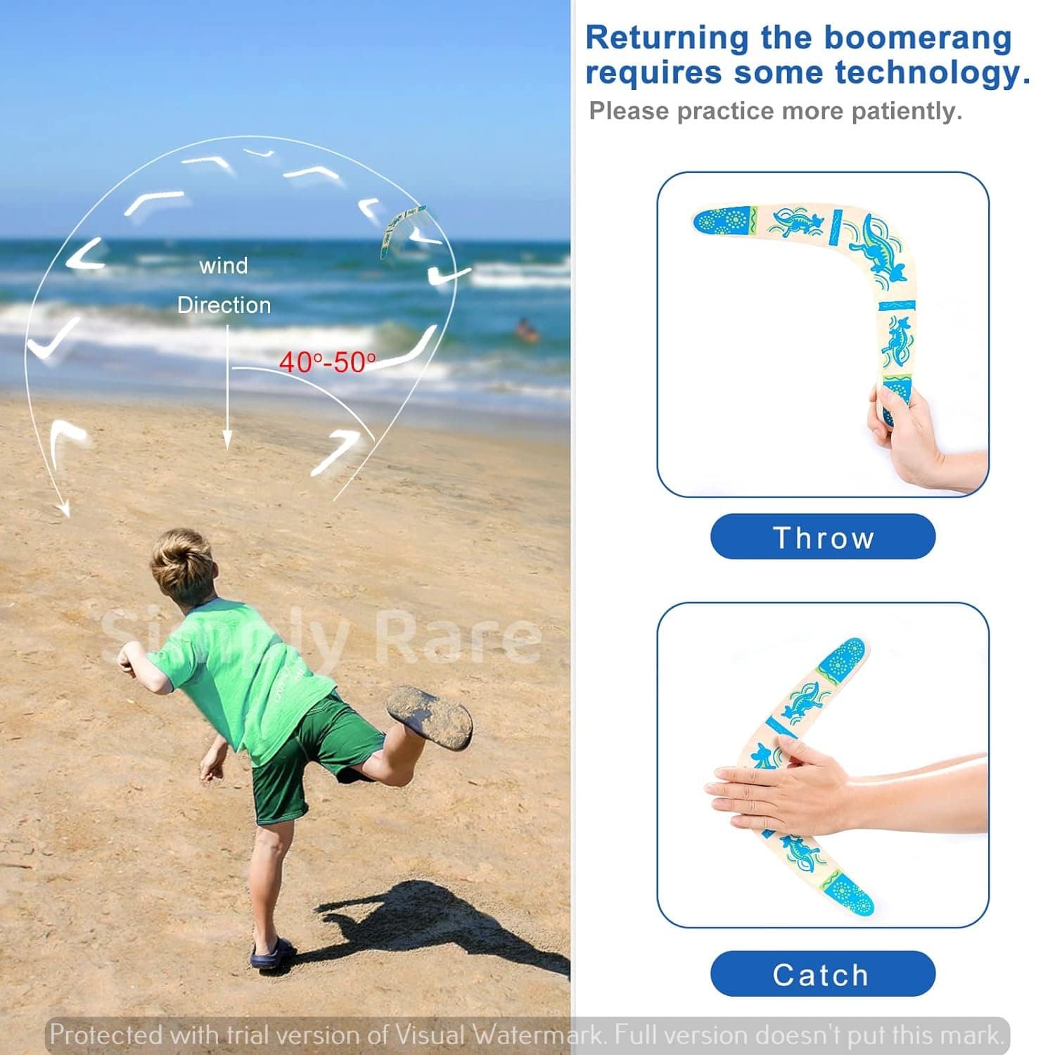 Wooden Boomerang - Image 5