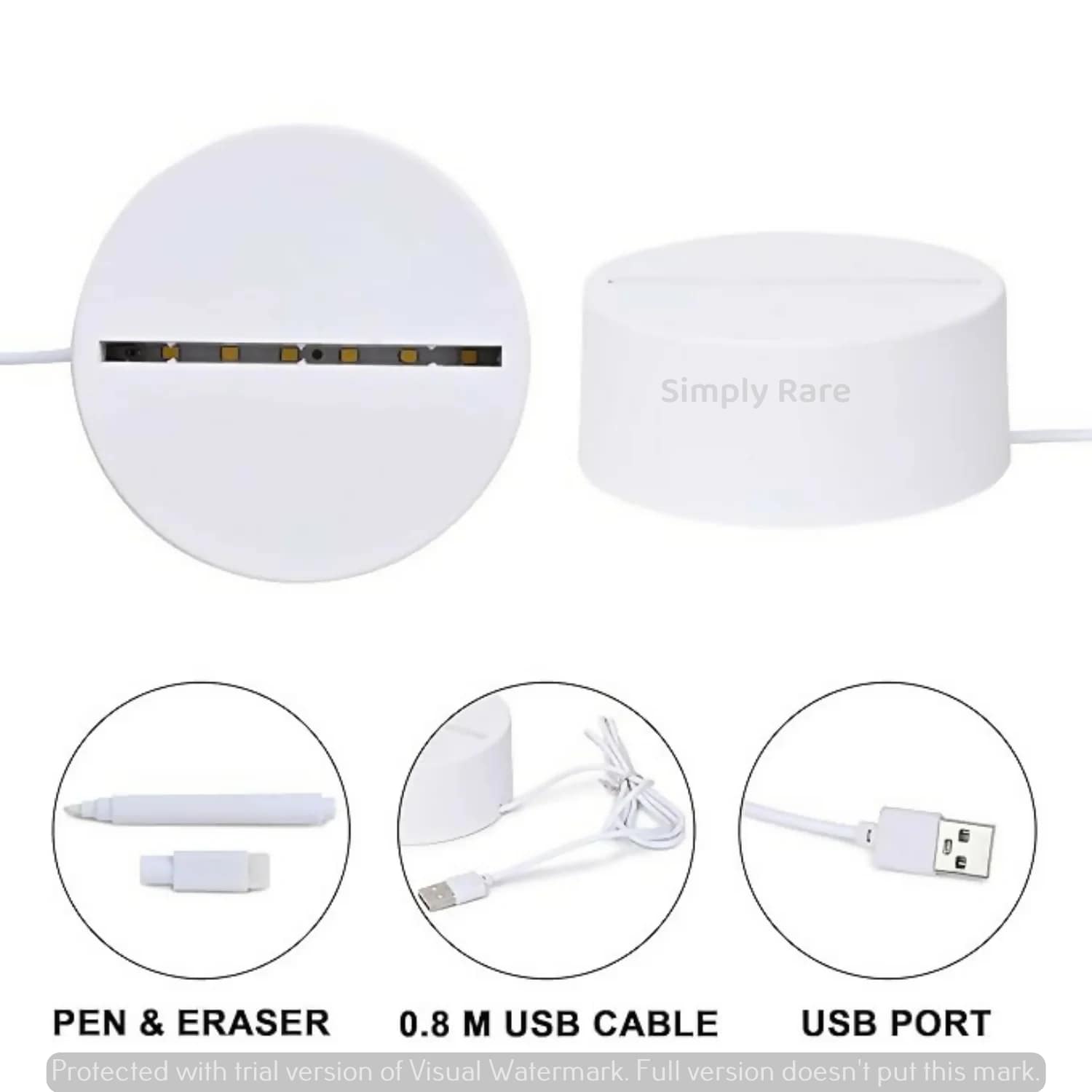 Calendar 3D Lamp with Marker - Image 5