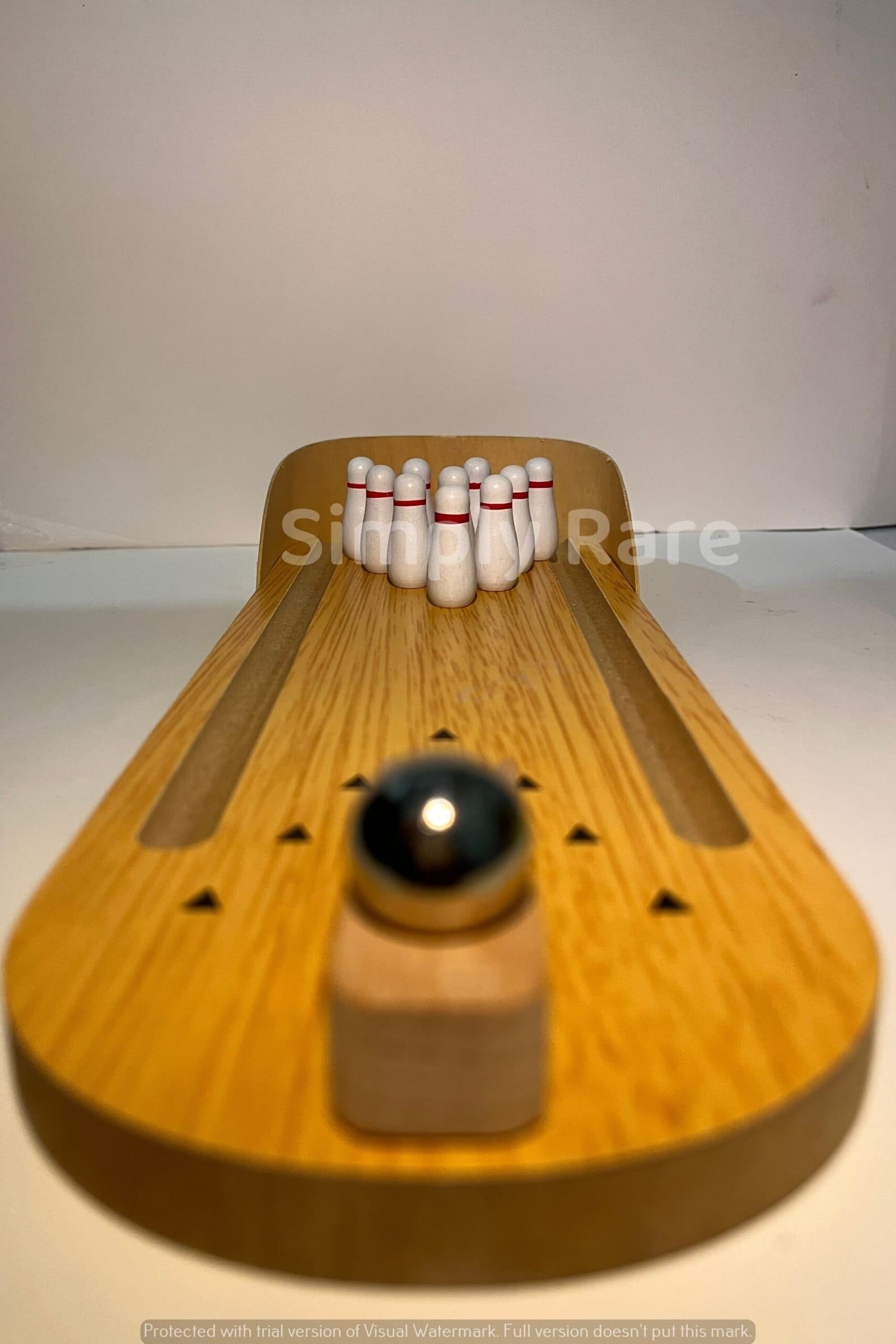 Miniature Bowling Ball Game (Wood)