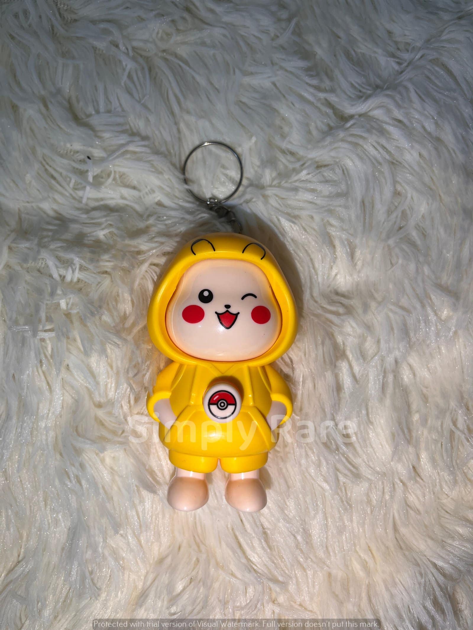 Pikachu Face Changing Keychain