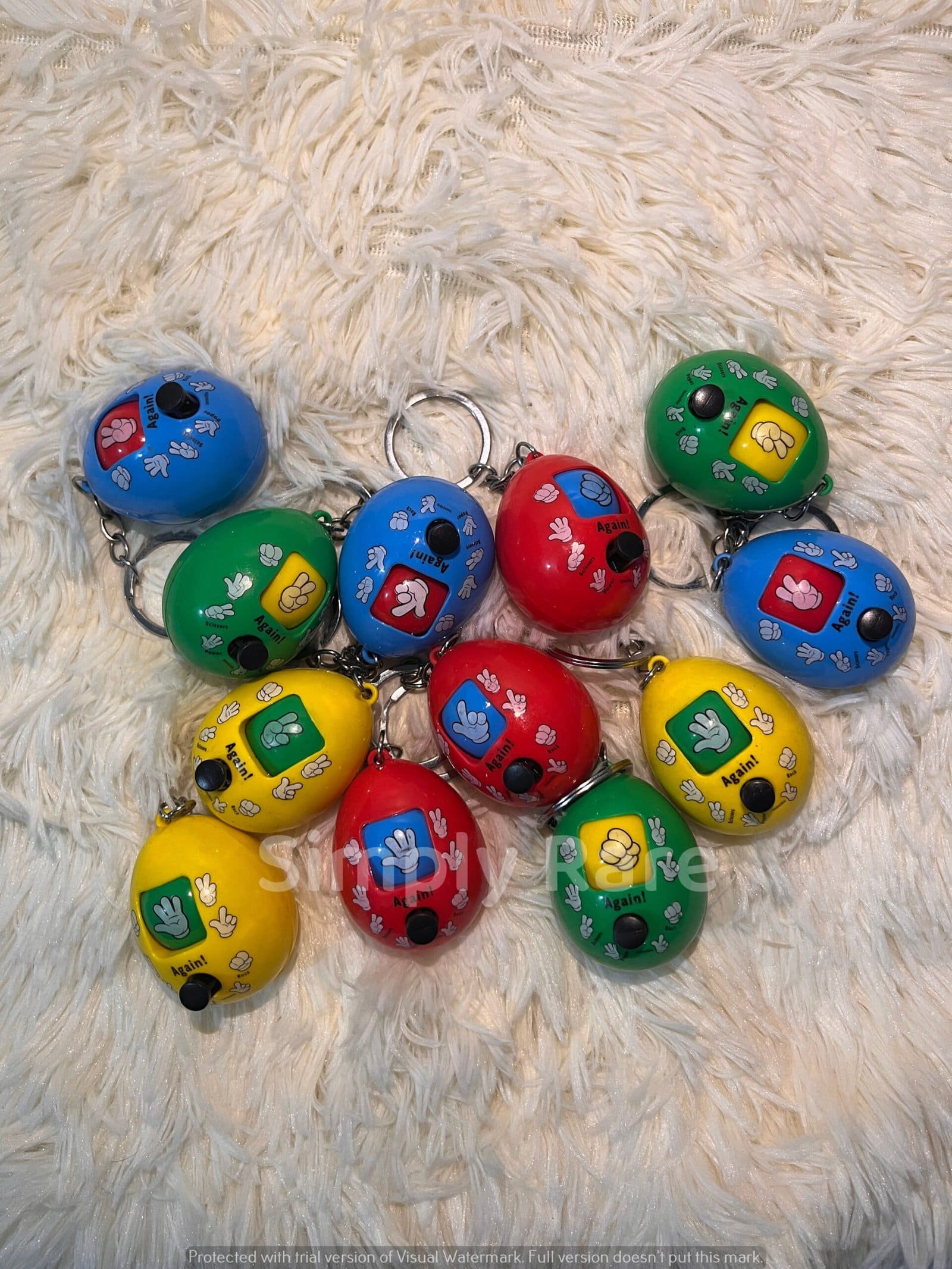 Stone Paper Scissor Keychain