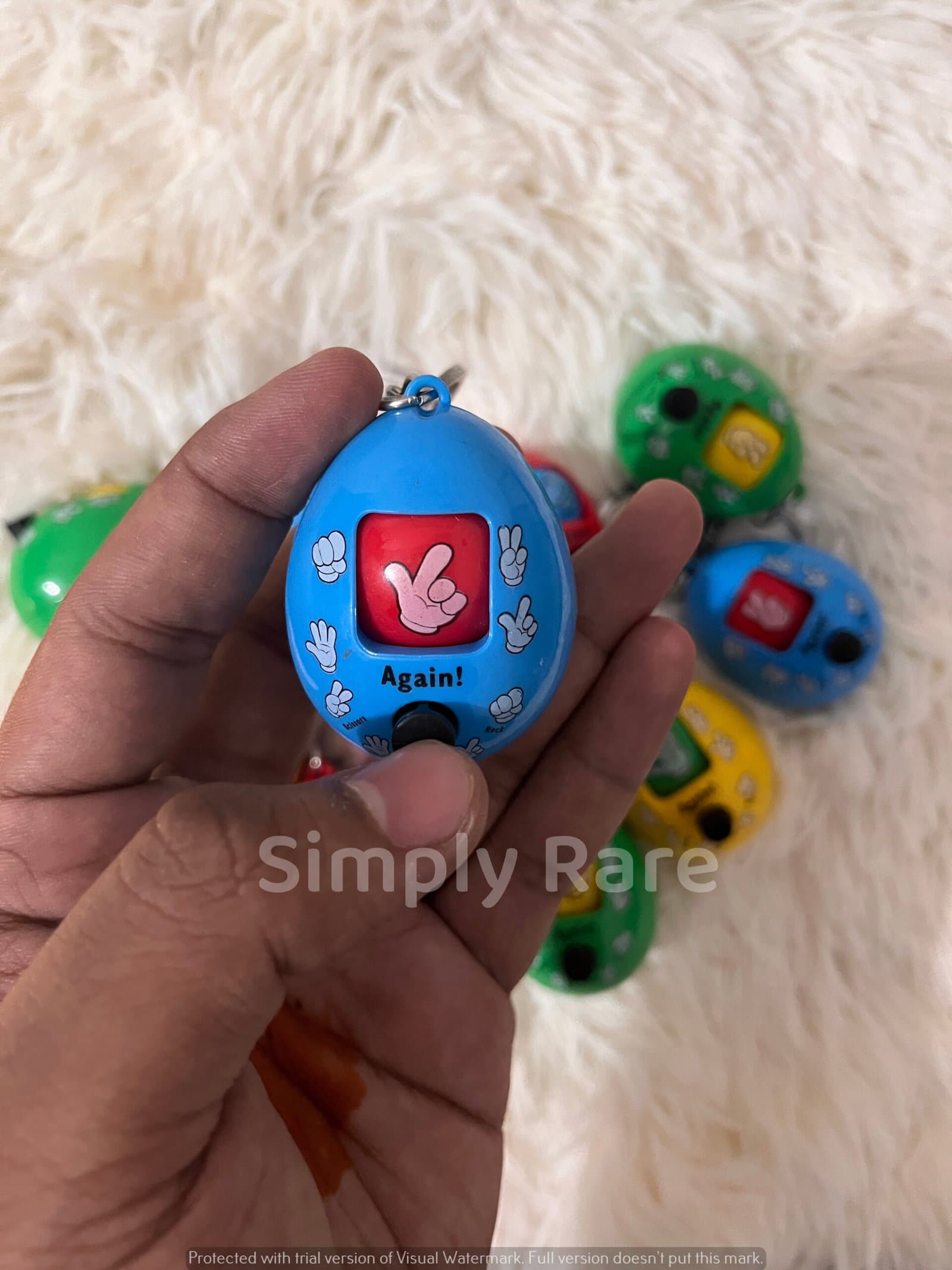 Stone Paper Scissor Keychain - Image 3