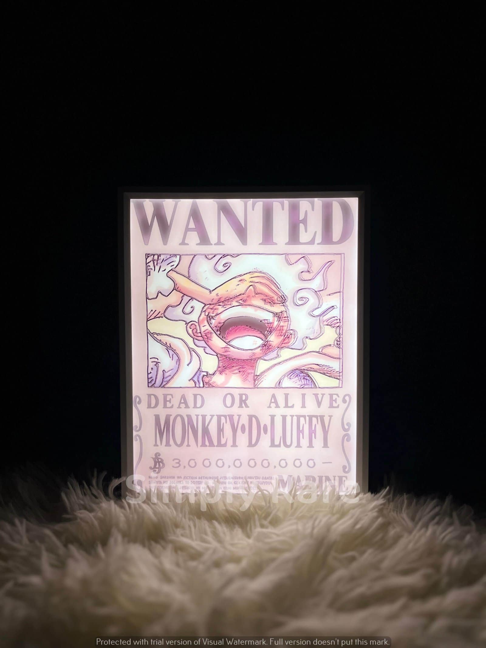 Wanted Luffy Gear 5 - Night Lamp - Image 4