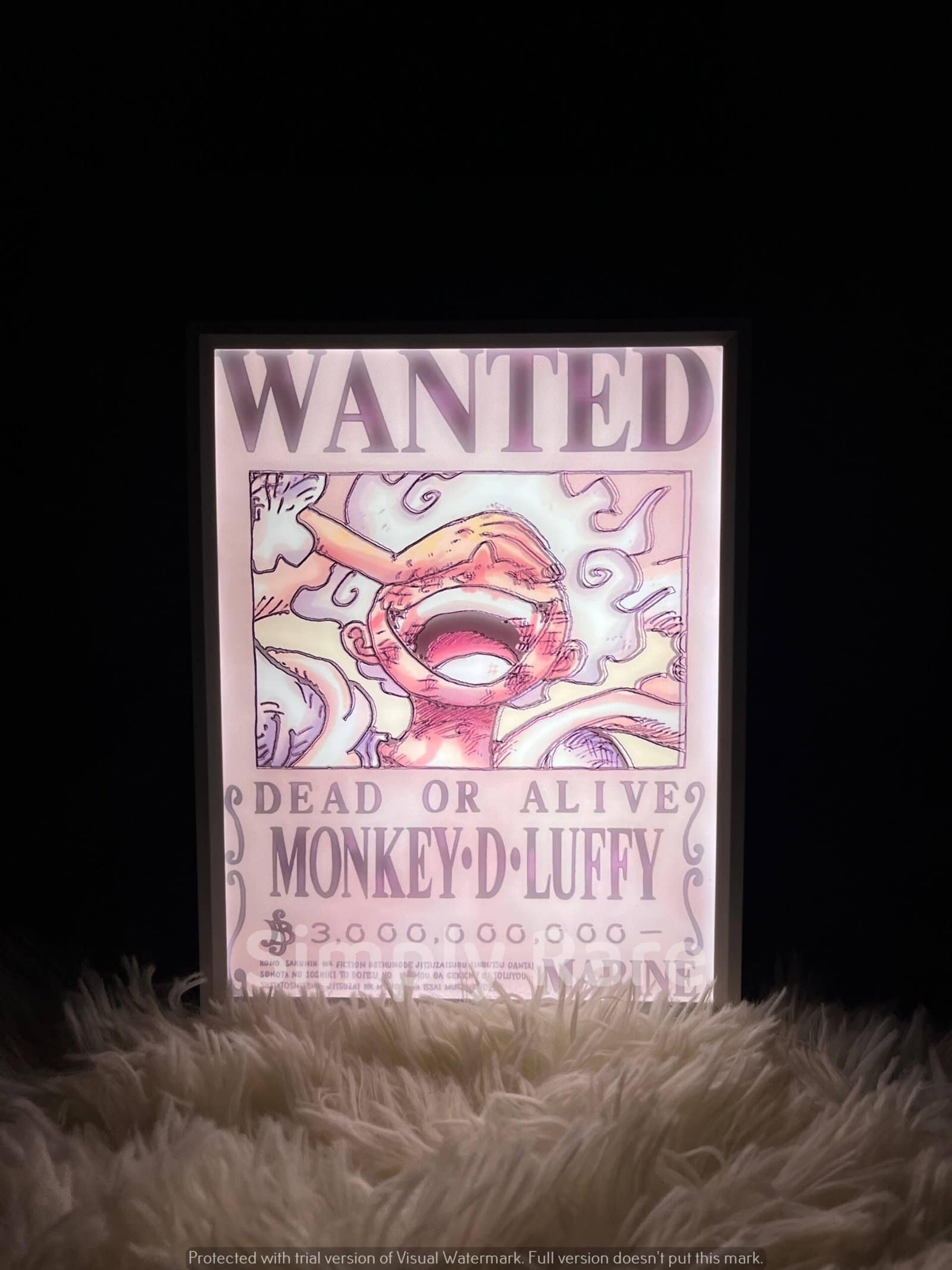 Wanted Luffy Gear 5 - Night Lamp - Image 3