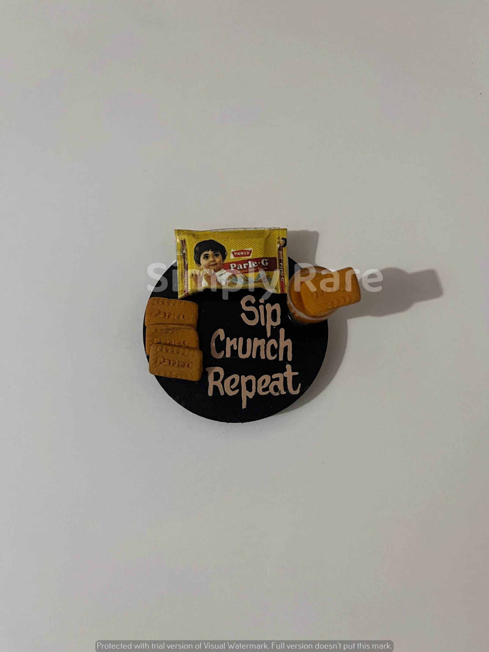 Parle-G “Sip Crunch Repeat” Fridge Magnet