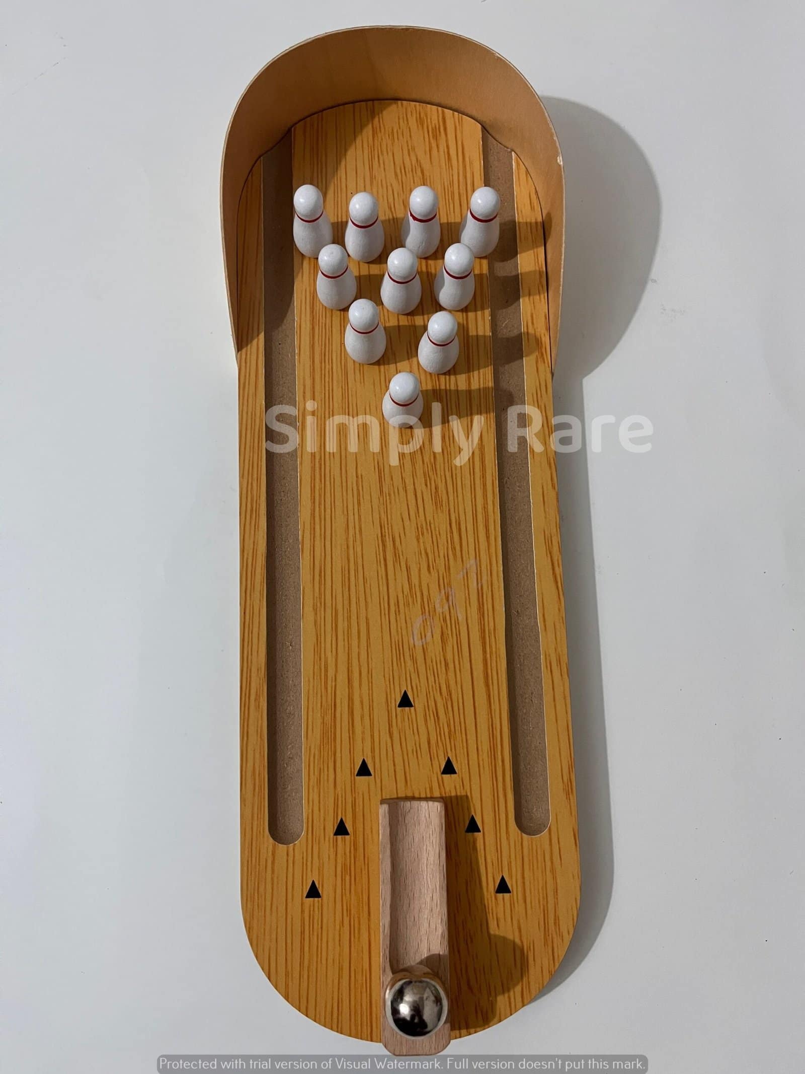 Miniature Bowling Ball Game (Wood) - Image 2