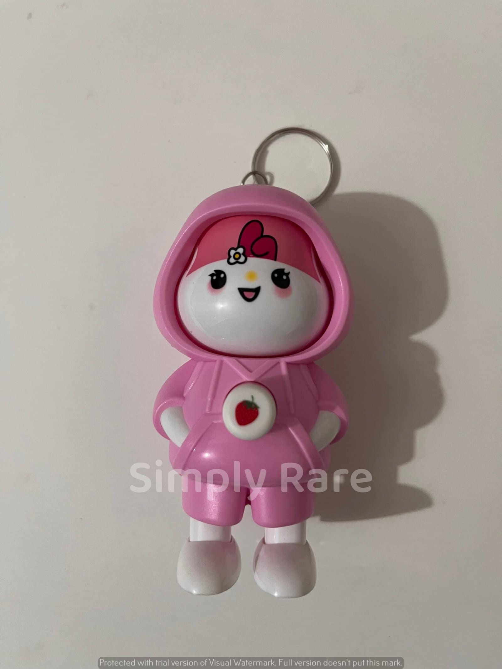 Pink Rabbit Face Changing Keychain - Image 2