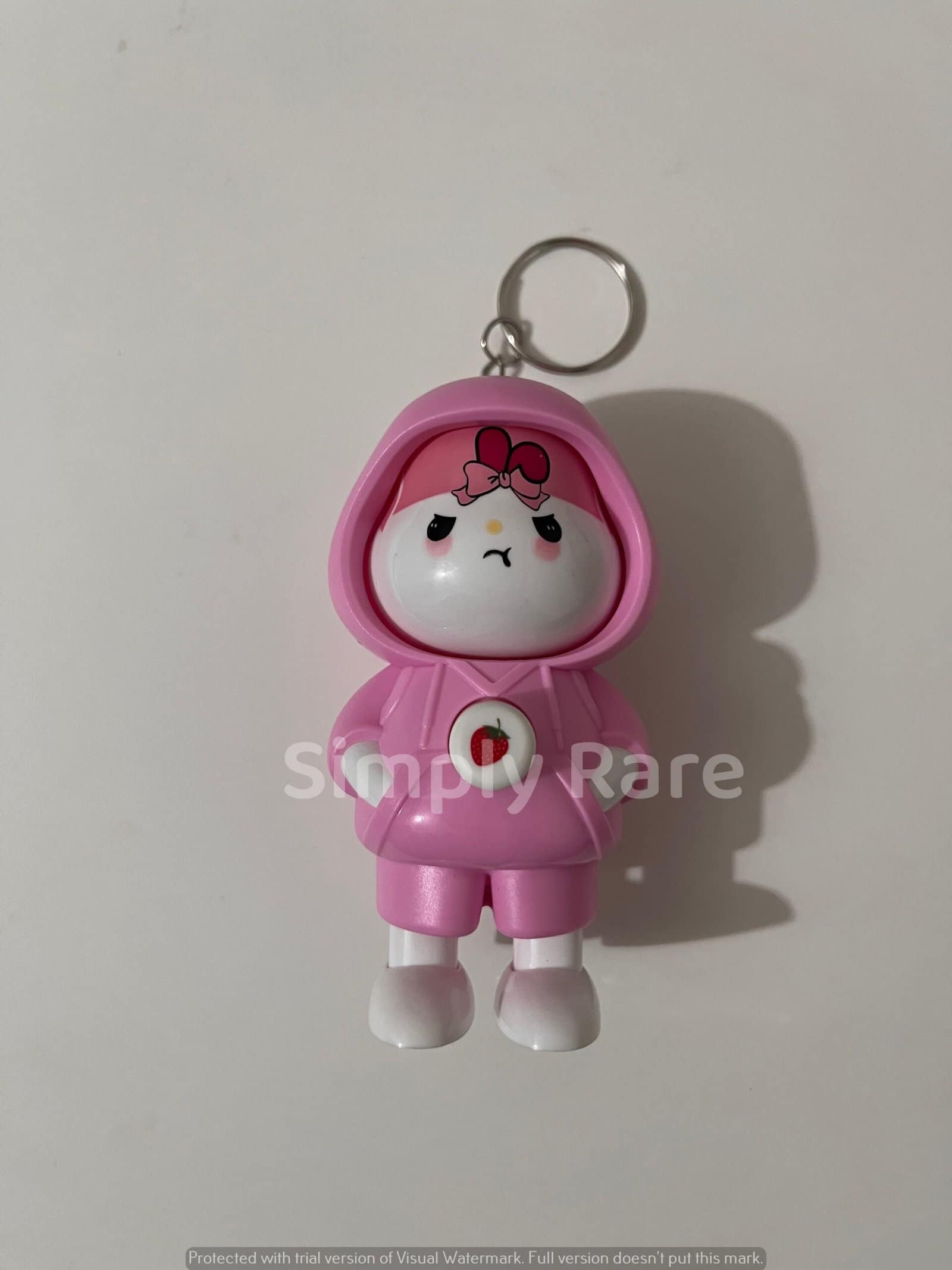 Pink Rabbit Face Changing Keychain - Image 3