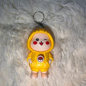 Pikachu Face Changing Keychain