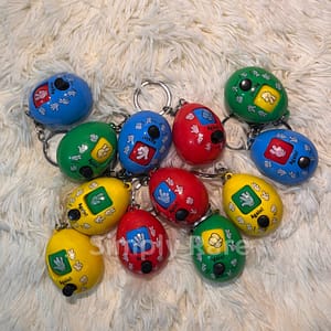 Stone Paper Scissor Keychain