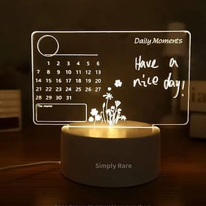 Calendar 3D Lamp with Marker
