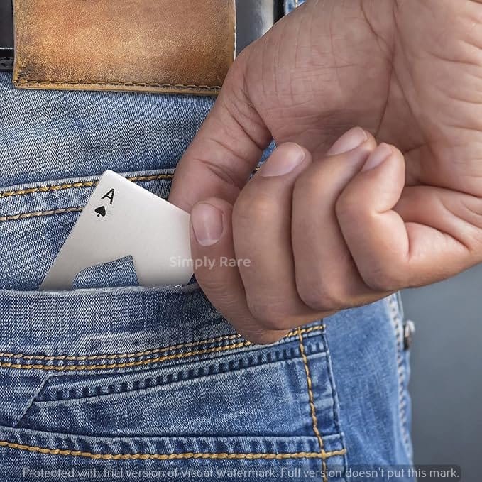 ACE Card Bottle Opener - Metal - Image 3